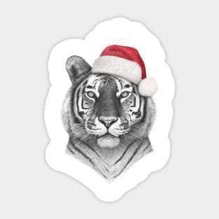 Christmas tiger Sticker